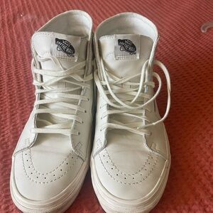 Vans Men's White High-Top Sneakers